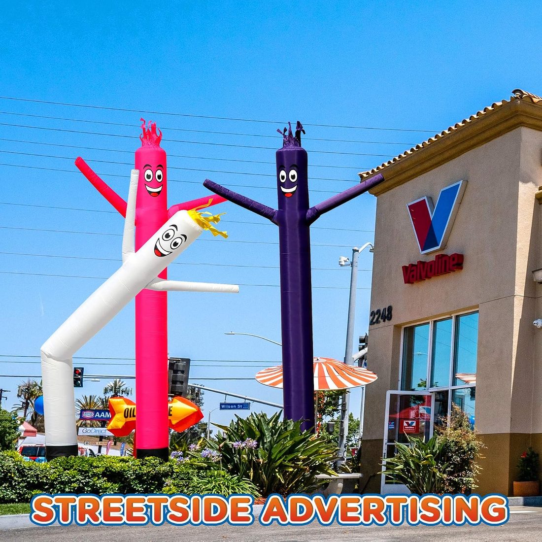 Sky Dancers 10 ft Inflatable Tube Man Set with 1/2 HP Blower — view 3