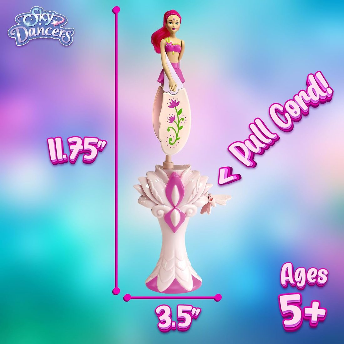 Sky Dancers Fuchsia Fantasy Flying Doll — view 5